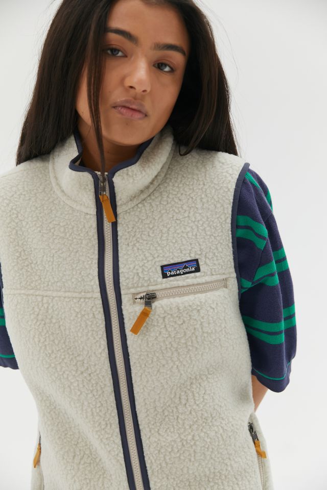 Patagonia Retro Pile Zip-Front Vest | Urban Outfitters