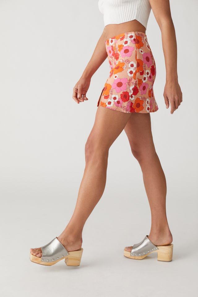 UO Rosie Notched Pelmet Mini Skirt #1