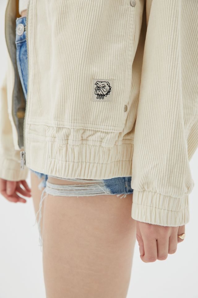 BDG Ada Corduroy Hooded Bomber Jacket #4