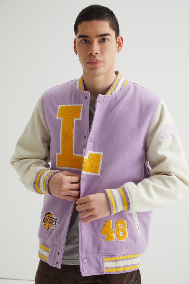 Los Angeles Lakers G-III Sports by Carl Banks 17x NBA Finals Champions  Full-Snap Varsity Jacket - Purple/White