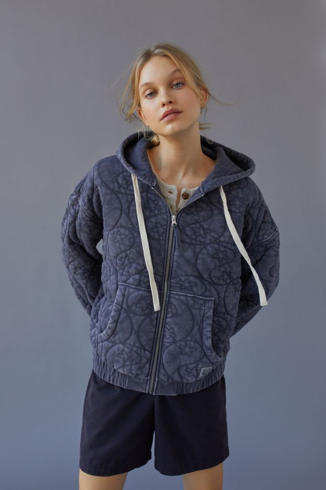 BDG Embroidered Zip Up Hoodie Sweatshirt #3