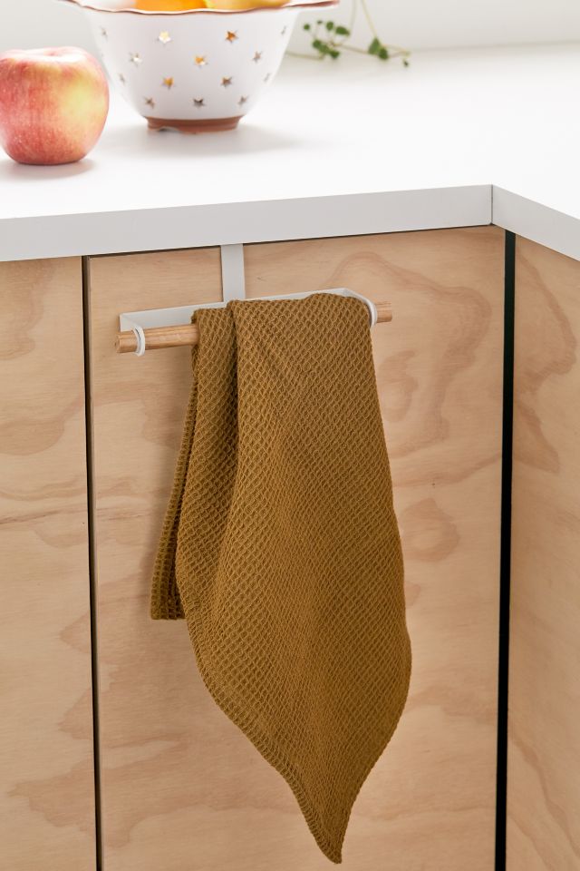 Kitchen Towel Holder, Dish Towel Hanger, Hardwood Kitchen Towel Holder
