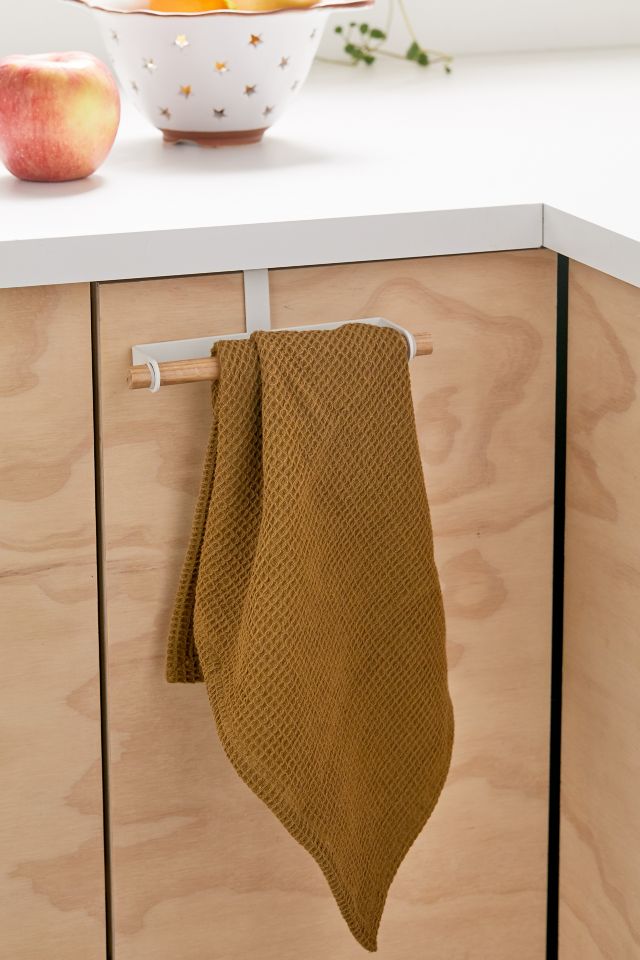 Tea towel rack online kitchen