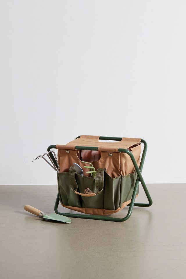 Garden Tool Bag Folding Stool | Urban Outfitters