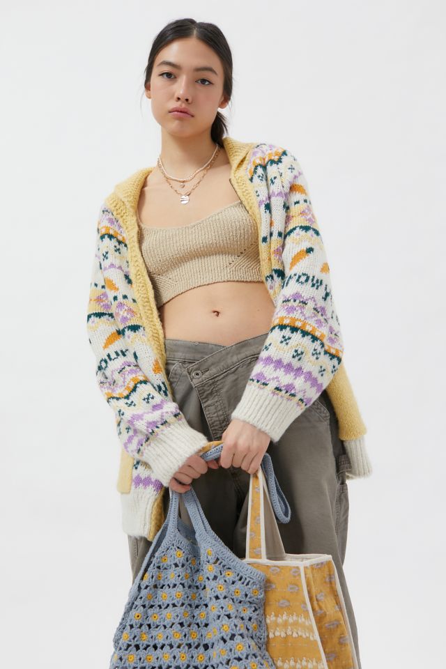 Urban outfitters hot sale blue cardigan