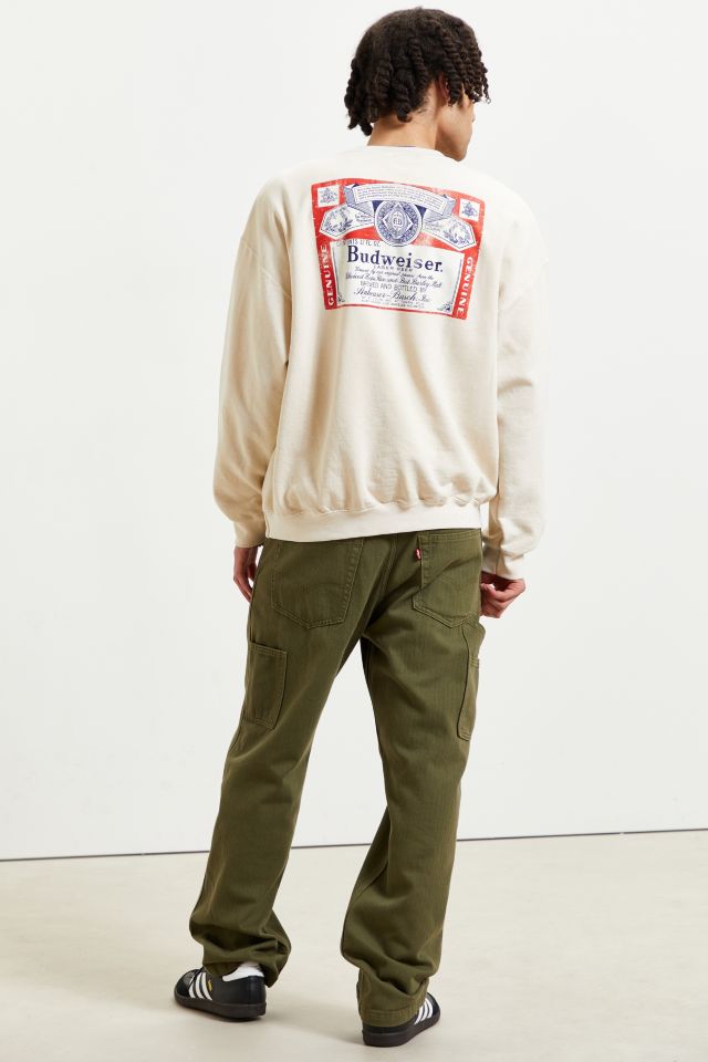 Budweiser 1966 Label Crew Neck Sweatshirt #3