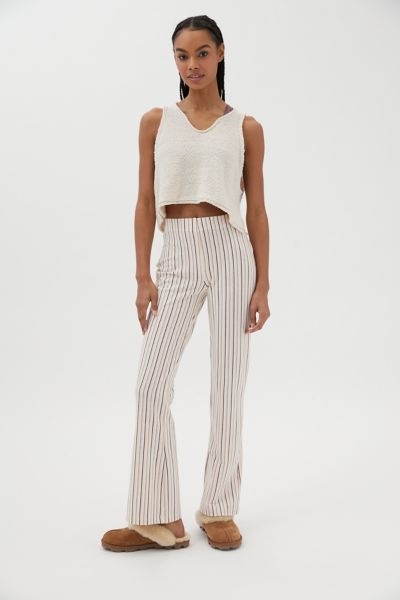 UO Naomi Striped Knit Flare Pant