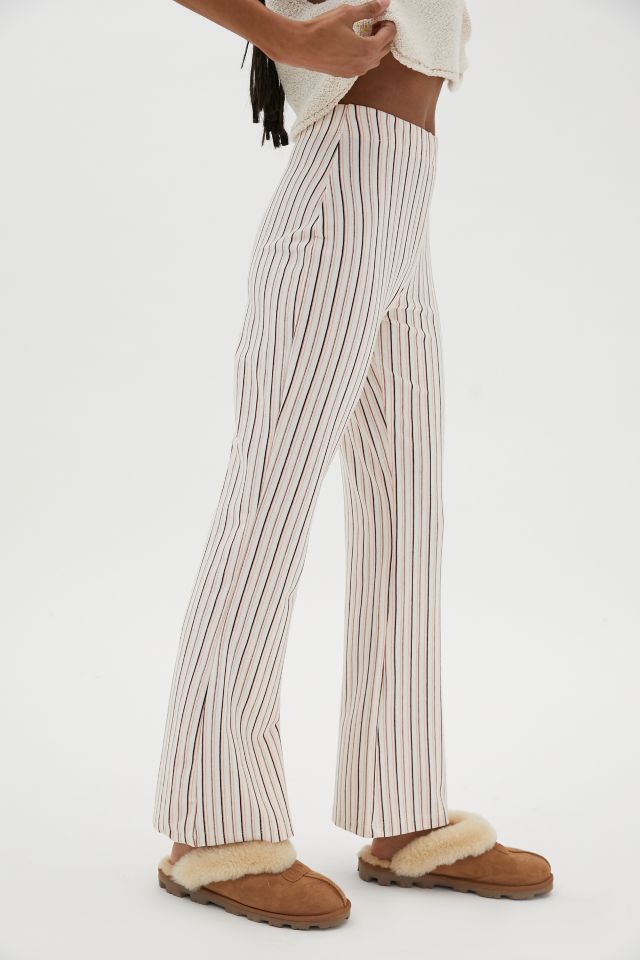 UO Naomi Striped Knit Flare Pant