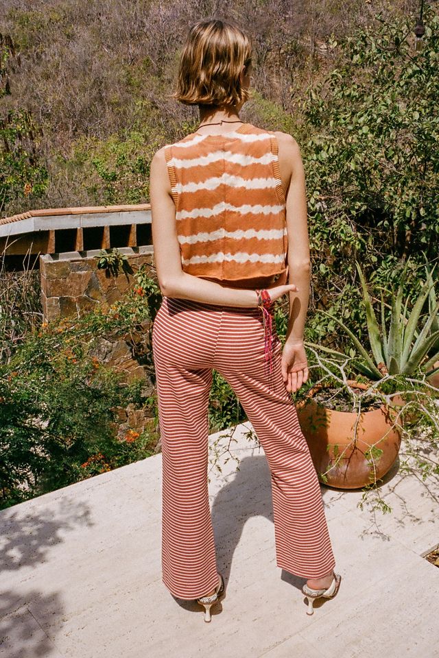 Pantalon Évasé en Tricot Naomi UO #1