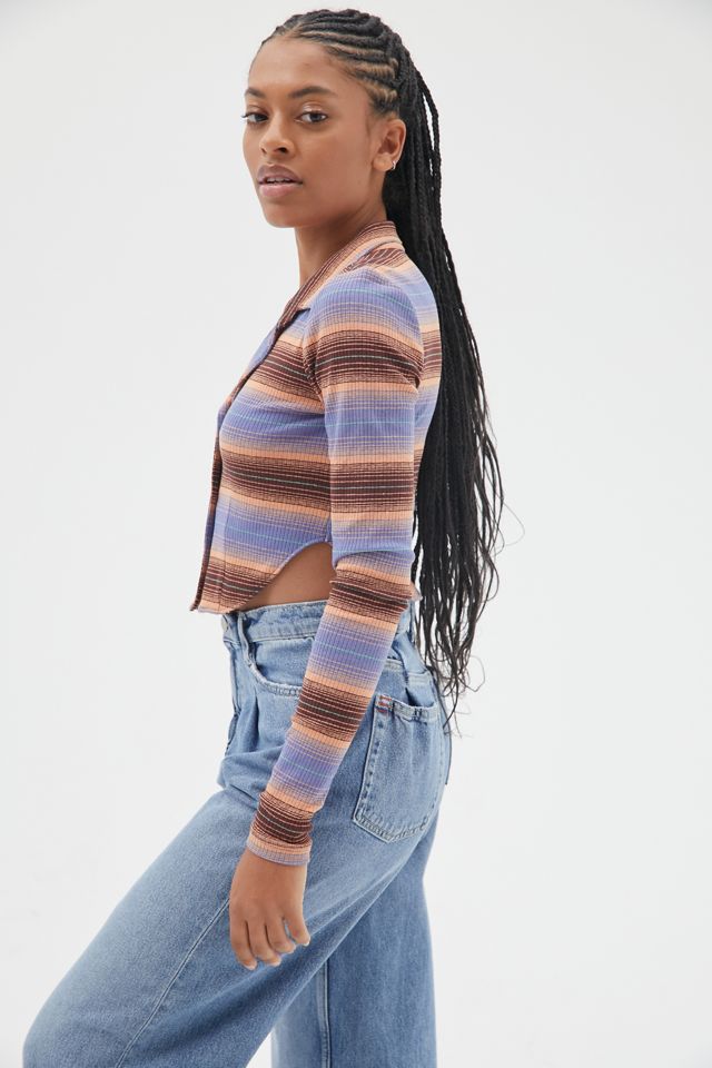 UO Callen Collared Button-Front Top #2