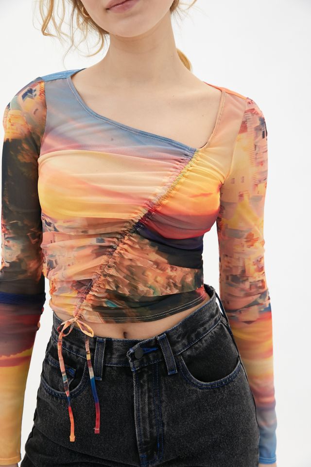 Mesh top 2024 urban outfitters