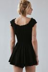 UO Rosie Smocked Tiered Ruffle Romper