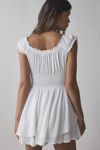 UO Rosie Smocked Tiered Ruffle Romper