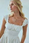 UO Rosie Smocked Tiered Ruffle Romper