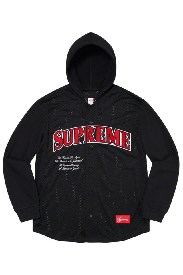 Supreme Mesh Baseball Top Black Men's - SS18 - US