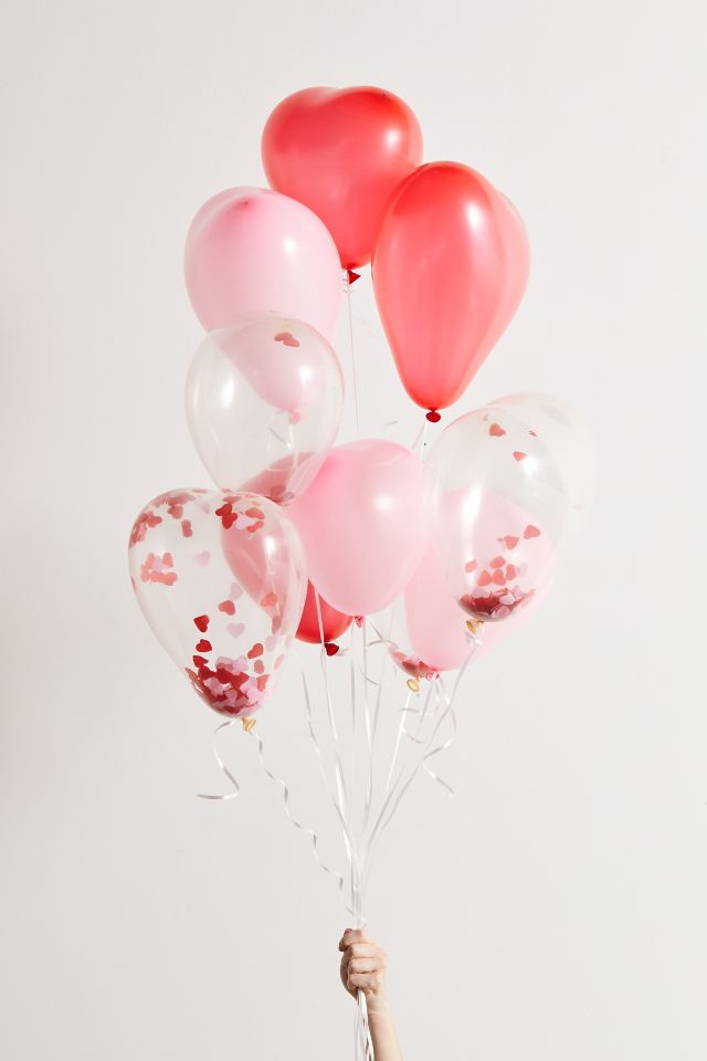 Ginger Ray Valentine’s Day Heart Balloon Set #1