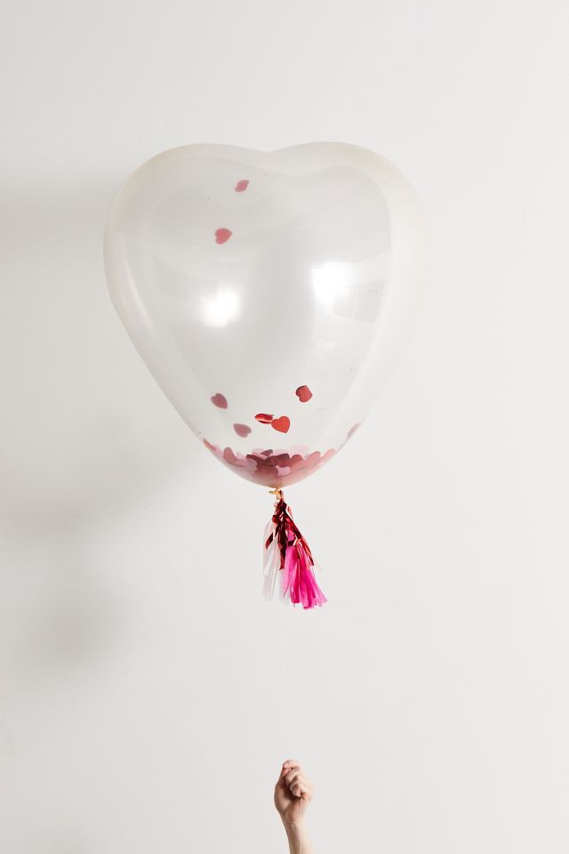 Ginger Ray Valentine’s Day Confetti Heart Balloon #1