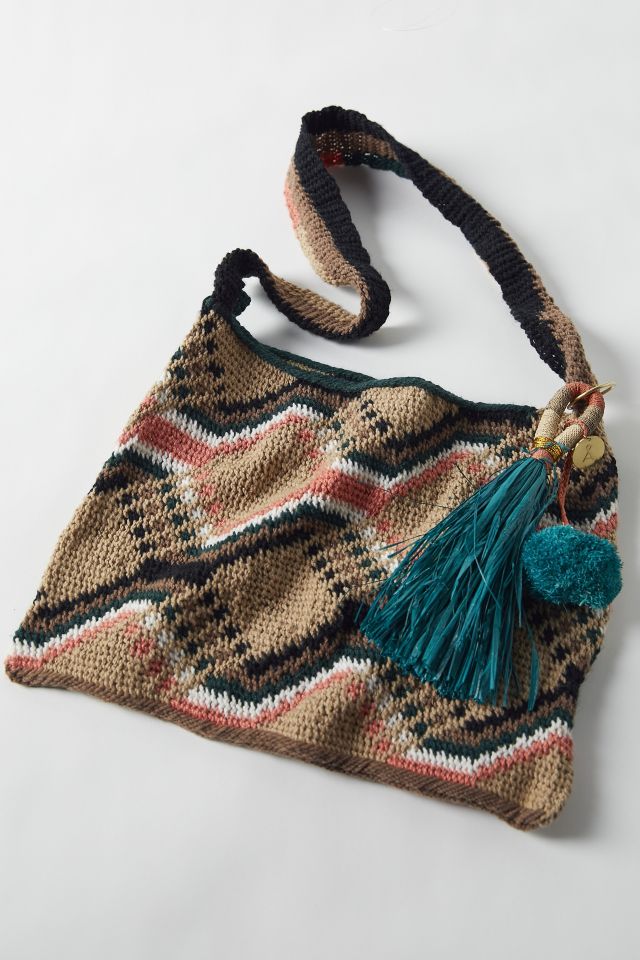 Among Equals Highlands Bilum Shoulder Bag Urban Outfitters