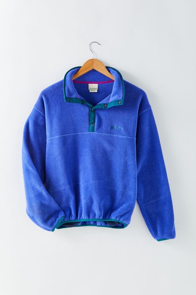 Vintage L.L. Bean Fleece Pullover Jacket | Urban Outfitters Canada