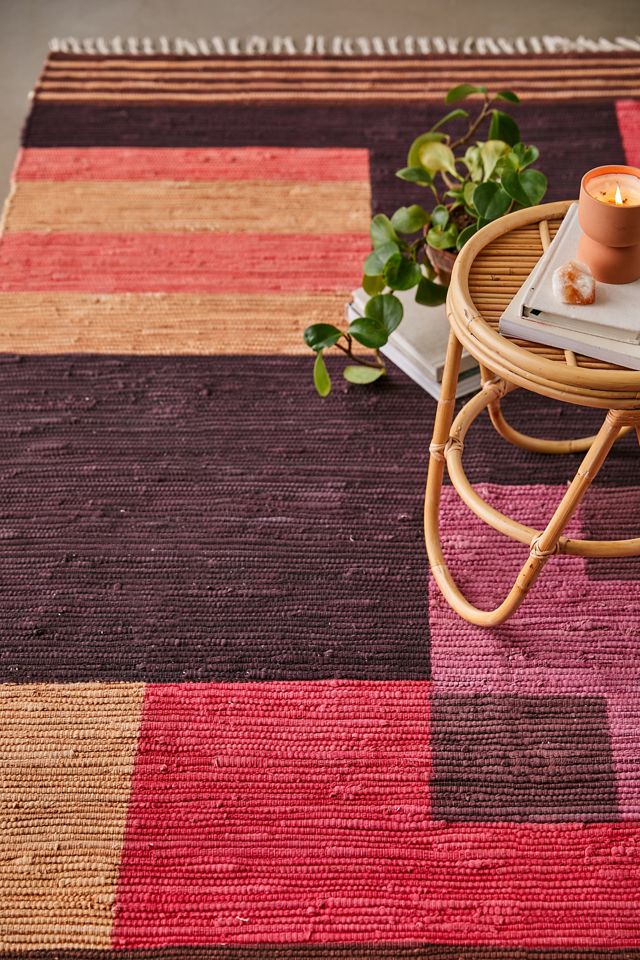 Rosie Printed Rag Rug | Urban Outfitters Canada