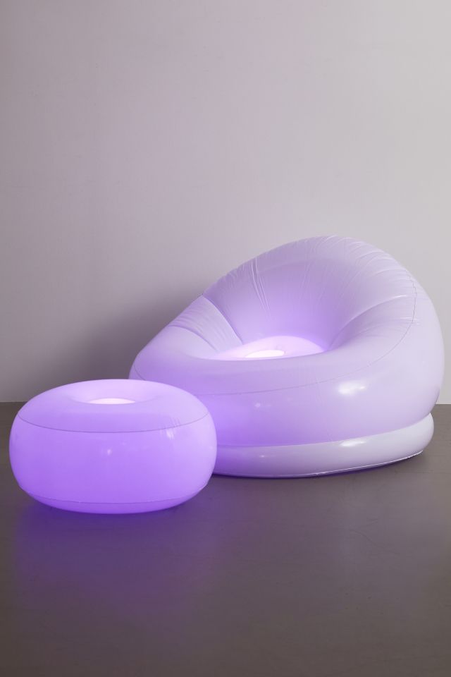 Light-Up LED Inflatable Ottoman #4