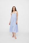 Urban Renewal Linen Seamed Midi Dress | Urban Outfitters