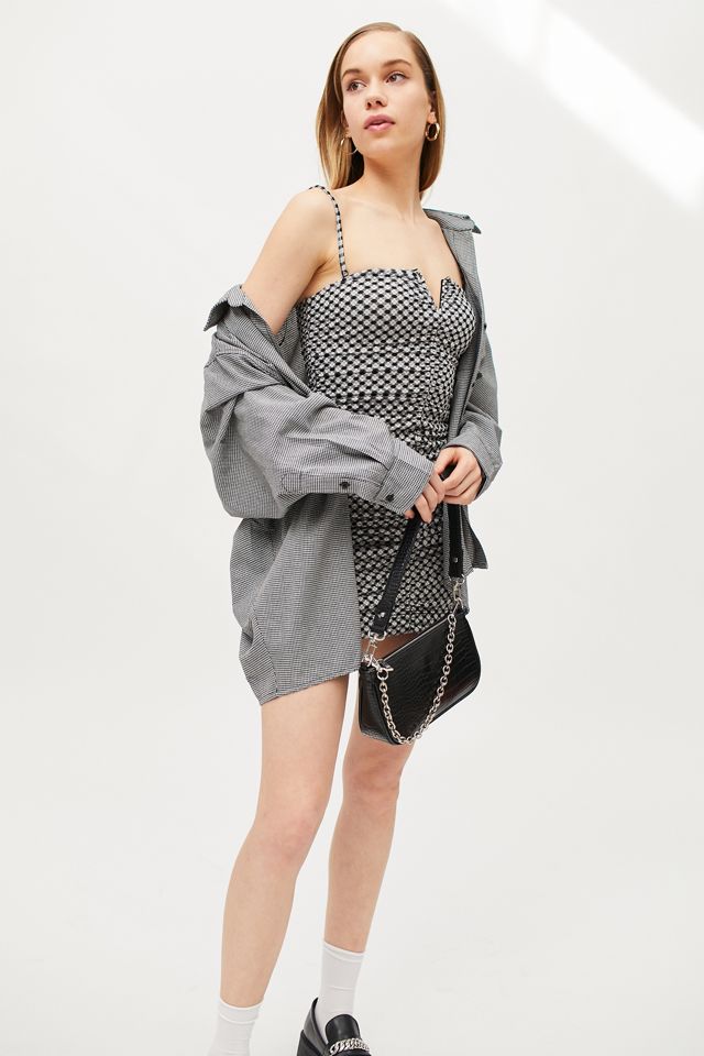 checkerboard bodycon dress HOOD ROCK RECORDS Checkerboard Bodycon dress  HOOD ROCK RECORDS