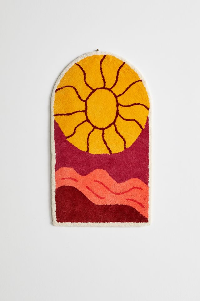 Sunset Tufted Wall Hanging | Urban Outfitters