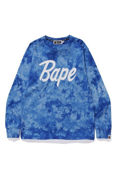 BAPE Tie Dye L/S Tee | Urban Outfitters