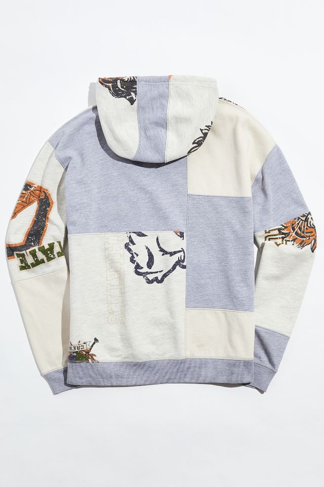 BDG Graphic Patchwork Hoodie Sweatshirt #4