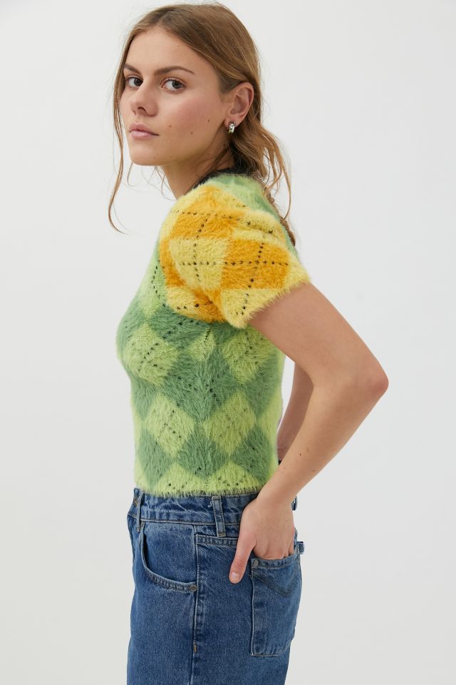 The Ragged Priest Gentle Argyle Sweater #1