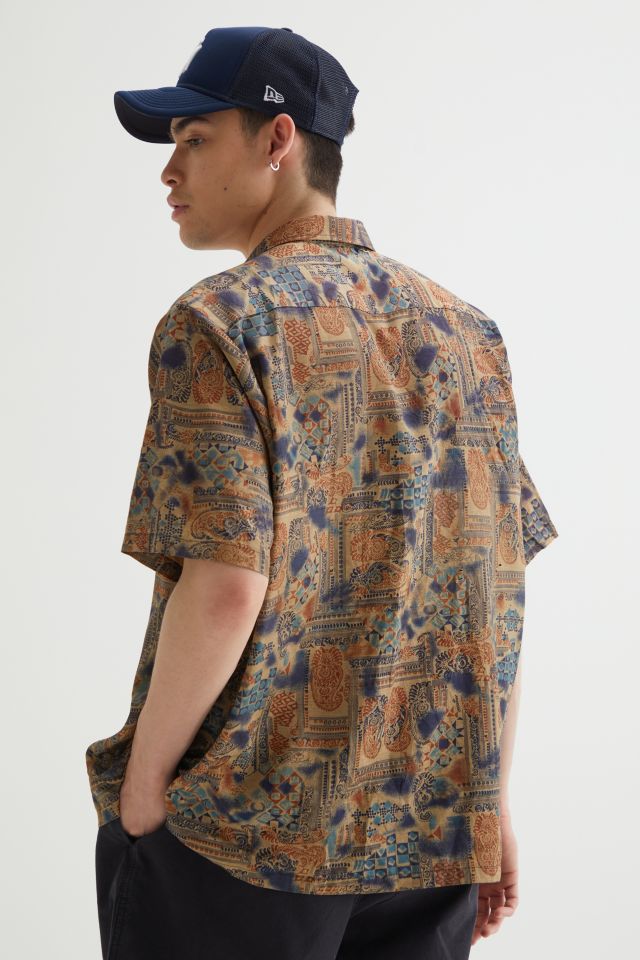 Vintage Patterned Silk Shirt #3