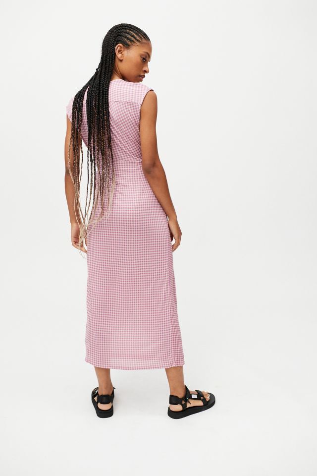 UO Zina Wrap Midi Dress #1