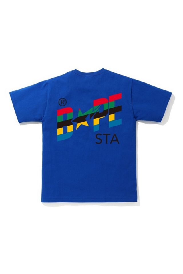 BAPE Multi Color Sta Logo Tee Urban Outfitters