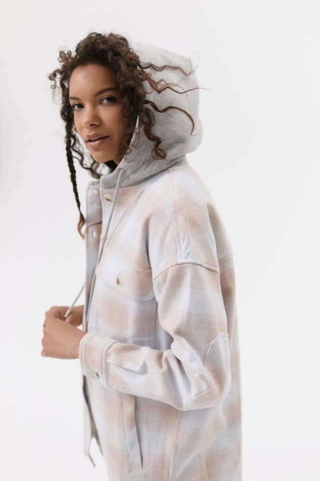 urban outfitters flannel hoodie