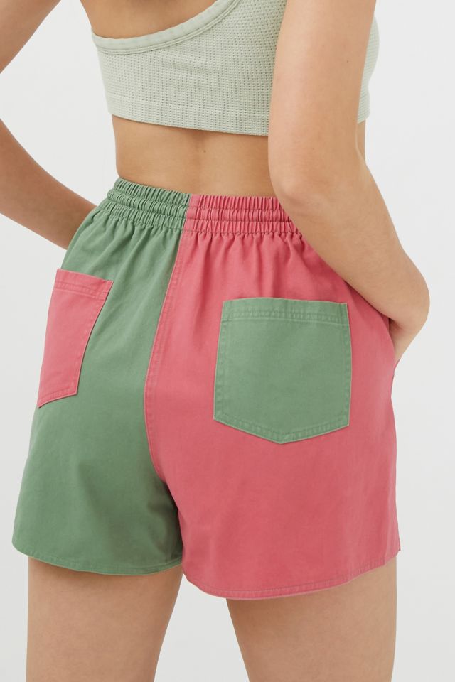 urban outfitters colorblock shorts