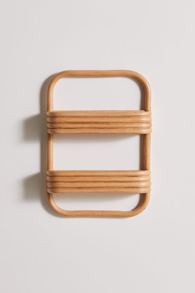 Marielle Rattan Wall Spice Rack #2