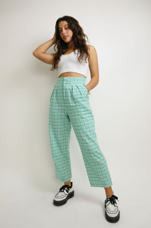 UO Paige Linen Blend Pleated Pant | Urban Outfitters