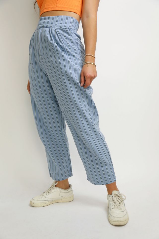 High waisted linen pants best sale urban outfitters