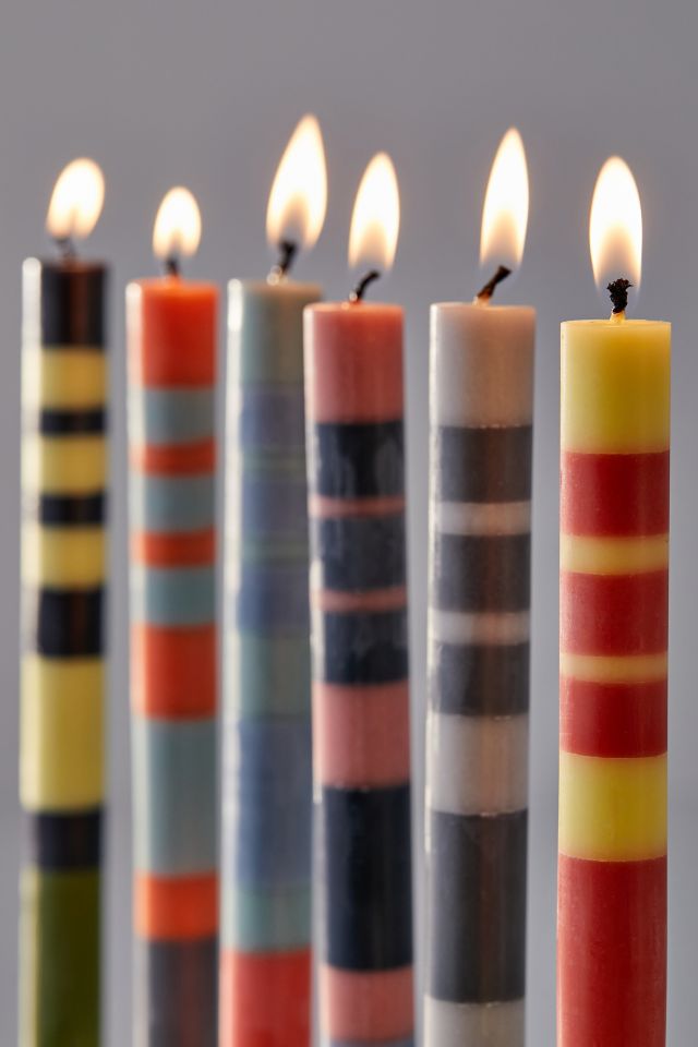 British Colour Standard Taper Candle - Set Of 6 | Urban Outfitters Canada