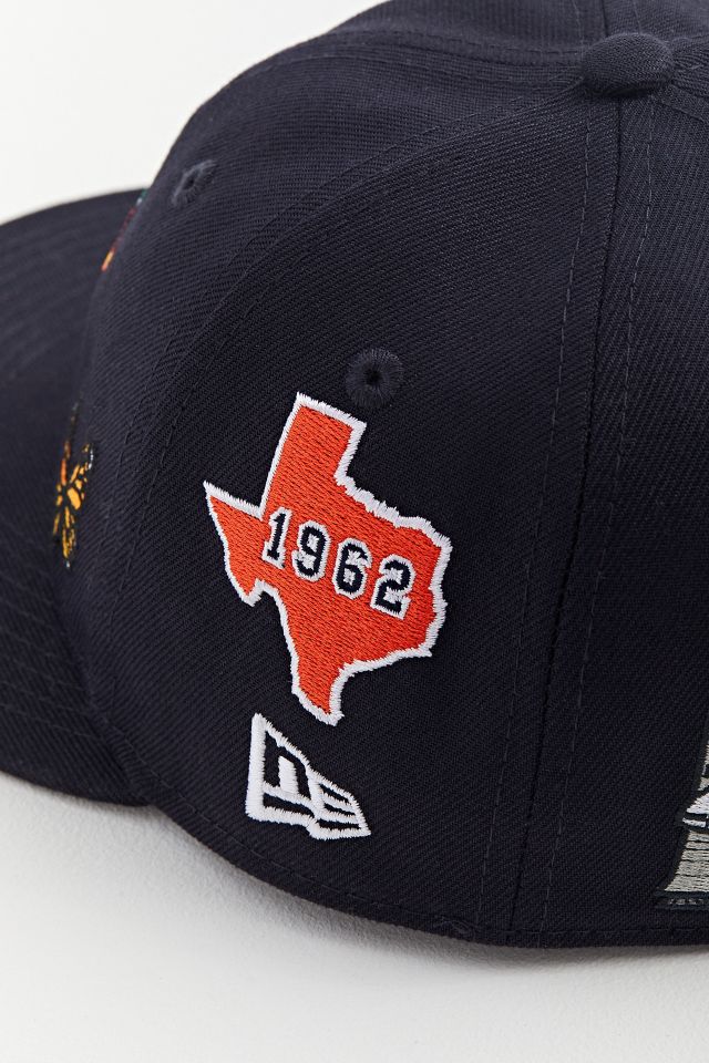 New Era UO Exclusive Houston Astros Butterfly Patch Snapback Hat #4