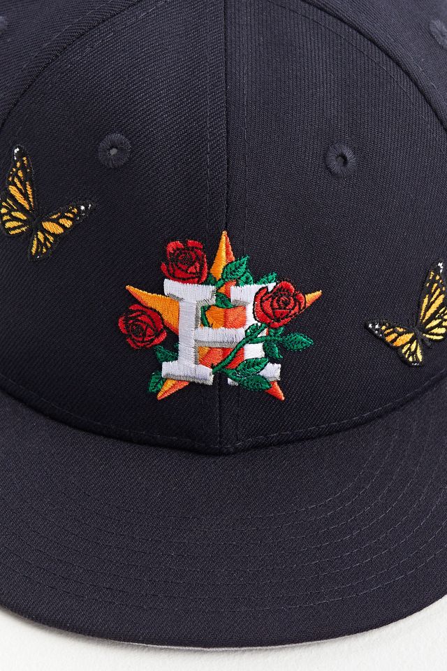 New Era UO Exclusive Houston Astros Butterfly Patch Snapback Hat #5