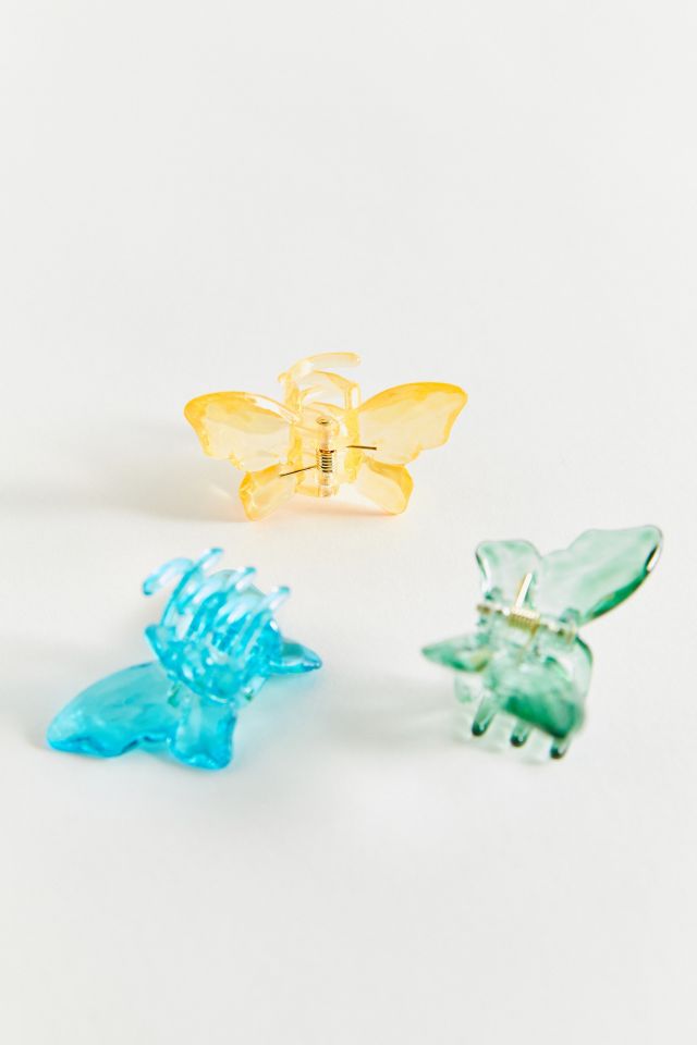Crystal Butterfly Claw Clip Set #2