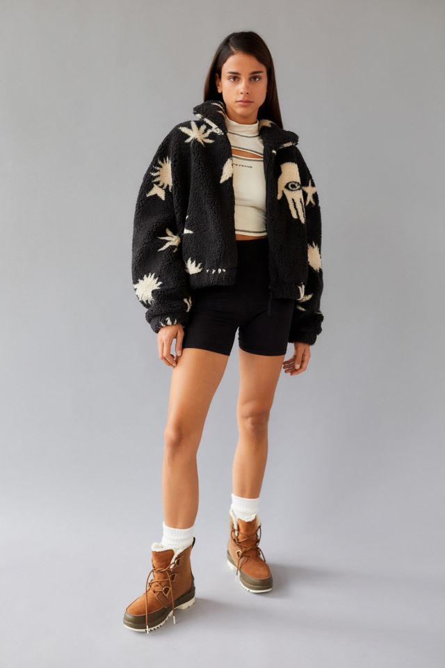 Urban Outfitters + Olivia Printed Sherpa Jacket