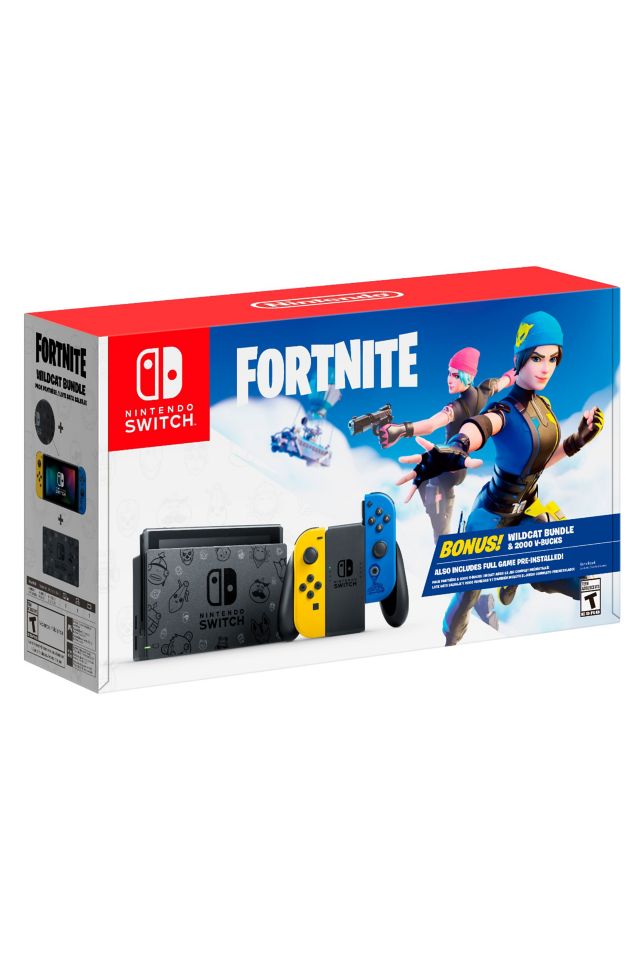 Nintendo Switch Console And Fornite Wildcat Bundle | Urban