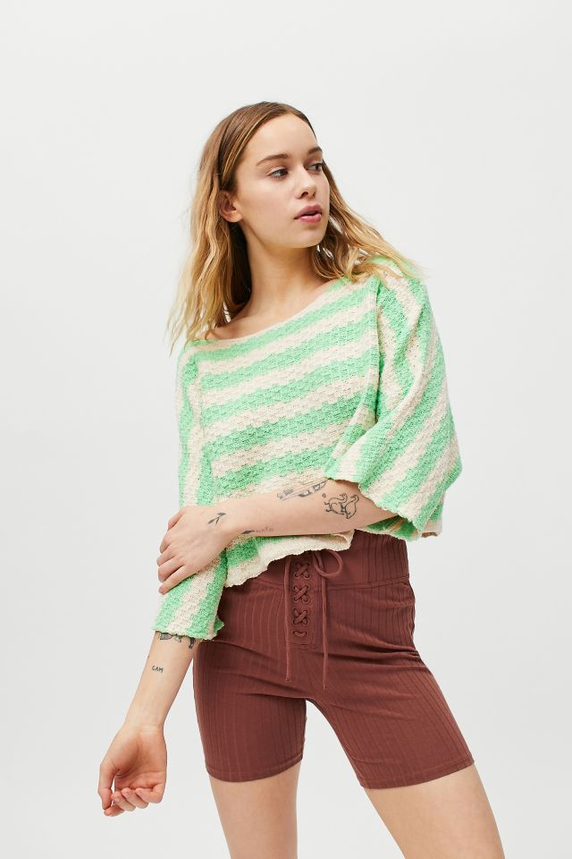 UO Brielle Cropped Dolman Sweater | Urban Outfitters