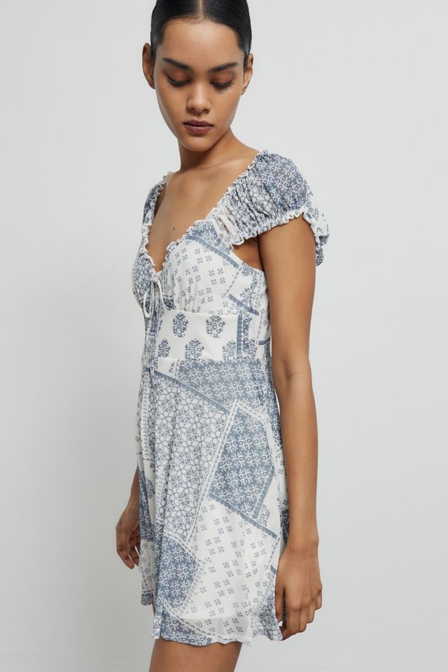 UO Audrey Mesh Mini Dress #2