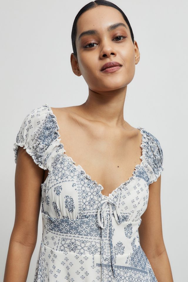 UO Audrey Mesh Mini Dress #3