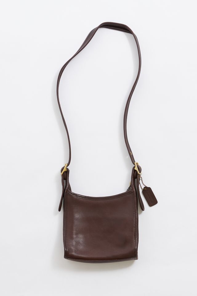 Vintage leather hot sale coach bag