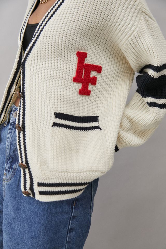 iets Oversized Varsity Cardigan Urban Outfitters
